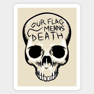 Polite Menace Skull Sticker